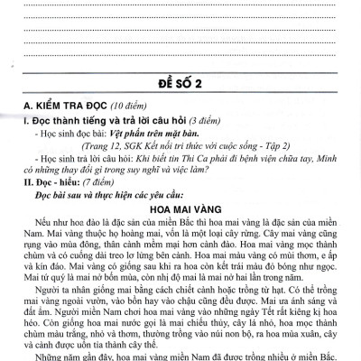 Bộ Đề Kiểm Tra Môn Tiếng Việt Lớp 4 - Tập 2 (Dùng Kèm SGK Kết Nối Tri Thức Với Cuộc Sống) _HA