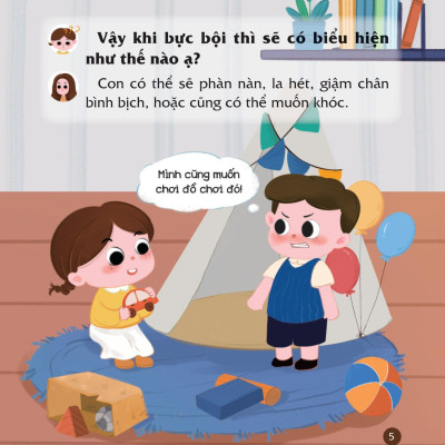 Sách Cùng Con Nuôi Dưỡng Cảm Xúc Tích Cực - Con Không Bực Bội