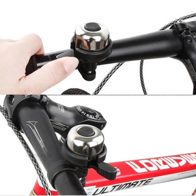 Chuông Xe Đạp Thể Thao Địa Hình Mini Bằng Đồng Âm Thanh Vang 90-100dB Gắn Ghi Đông Xe Đạp (Loại Cơ Bản) - Giao Màu Ngẫu Nhiên