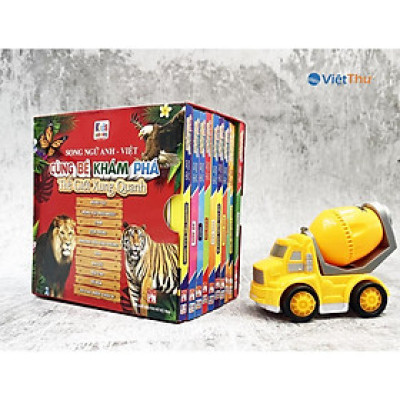 Sách - Boxset Cùng Bé Khám Phá Thế Giới Xung Quanh - Song Ngữ Anh Việt - Việt Thư