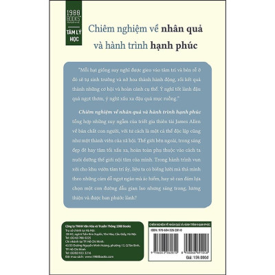 Sách - Chiêm Nghiệm Về Nhân Quả Và Hành Trình Hạnh Phúc - James Allen - 1980 Books