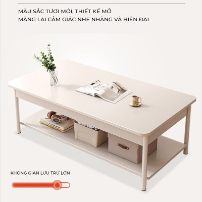 Bàn trà sofa 2 tầng phong cách minimalism thương hiệu IGA - GM137