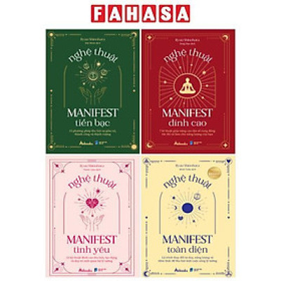 Sách - Combo Sách Nghệ Thuật Manifest - Tiền Bạc + Đỉnh Cao + Tình Yêu + Toàn Diện (Bộ 4 Cuốn)