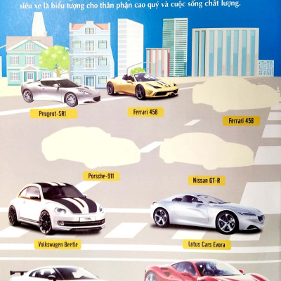 Bách Khoa Toàn Thư Về Các Loại Ô Tô 1000 Sticker - 1000 Miếng Dán Hình Thông Minh - Siêu Xe