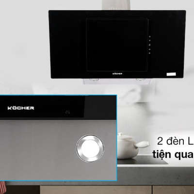 Máy hút mùi Kocher K-2080V (90CM) - Hàng Chính Hãng