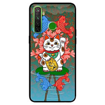 Ốp lưng dành cho Realme 6i mẫu Mèo Và Cá Chép