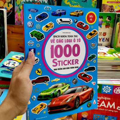 Bách Khoa Toàn Thư Về Các Loại Ô Tô 1000 Sticker - 1000 Miếng Dán Hình Thông Minh - Siêu Xe