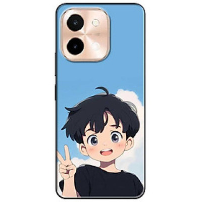 Ốp lưng cho Vivo Y03 - Y03T - Y18 - Y18S - Y18T - Y27 5G - Y28 4G - Y36 - Ảnh Đôi Say Hi 1 - Hàng Chính Hãng