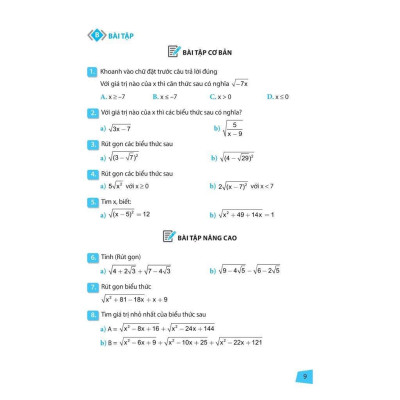 Rèn Kĩ Năng Học Tốt Toán 9 - Tái Bản - Bản Quyền