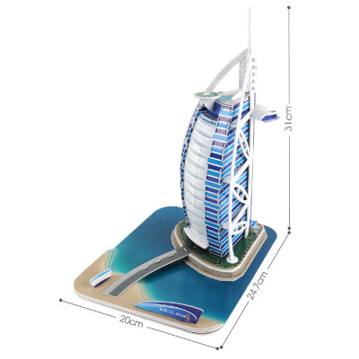 Đồ Chơi Trẻ Em Xếp Hình 3D: Khách Sạn Burj Al Arab Puzzles C065H