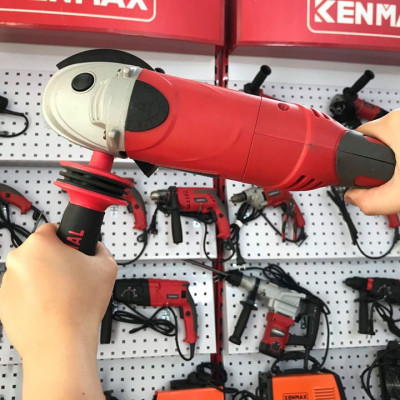 Máy mài góc 125mm 1400W Kenmax KM125 (rotor dây đồng 100%)- Hàng chính hãng