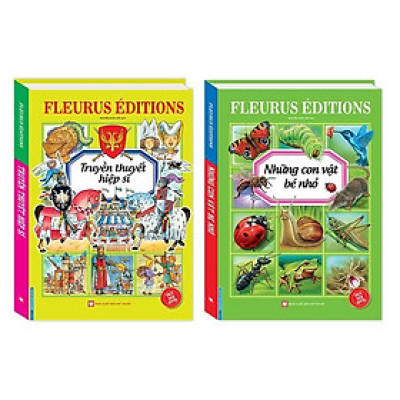Sách - Truyền Thuyết Hiệp Sĩ + Những Con Vật Bé Nhỏ - Bìa Cứng - Combo 2 Cuốn - Minh Thắng