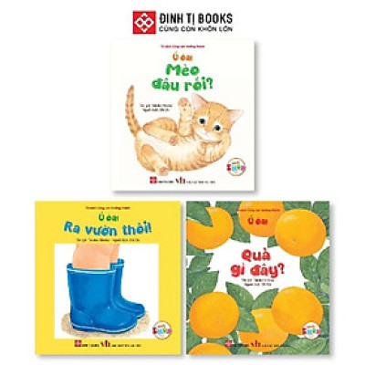 Sách Ehon Ú Òa - Cho Trẻ 0 - 6 Tuổi - Combo 3 Cuốn - Đinh Tị Books