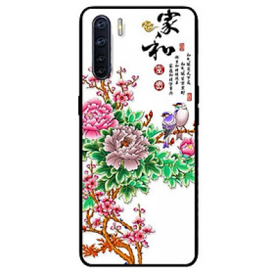 Ốp lưng dành cho Oppo Reno 3 - Oppo A91 mẫu Hoa Mẫu Đơn