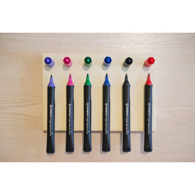 Hộp 10 Bút lông dầu STABILO Cappi MarkerPen (MK169/10) - tím