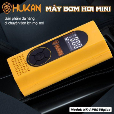 MÁY BƠM HƠI PIN MINI HK-AP0080PLUS HUKAN - HÀNG CHÍNH HÃNG