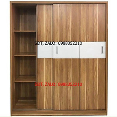 Tủ 4 cánh gỗ MDF cánh lùa