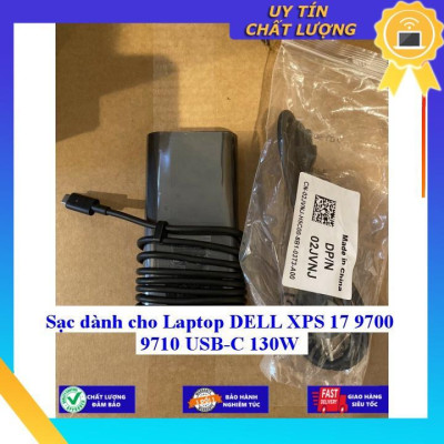 Sạc dùng cho Laptop DELL XPS 17 9700 9710 USB-C 130W - Hàng Nhập Khẩu New Seal