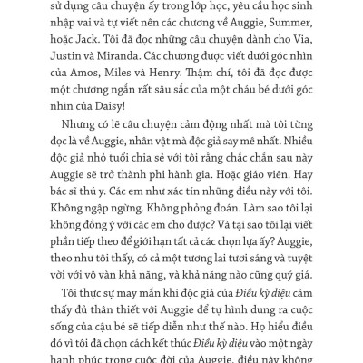Auggie & Tôi: Ba Câu Chuyện Về Điều Kỳ Diệu