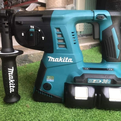 MÁY KHOAN ĐỘNG LỰC DÙNG PIN 18V 2.5J (01 ĐẾ SẠC NHANH 02 PIN 4.0AH) MAKITA DHR263RM2- HÀNG CHÍNH HÃNG