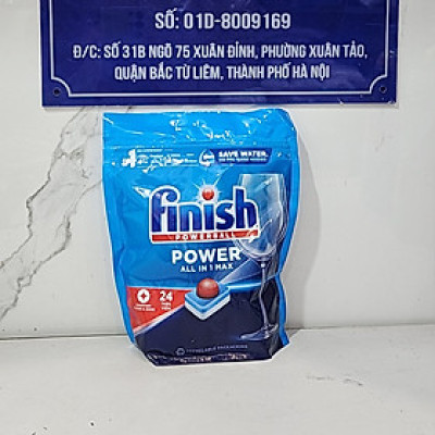 "FINISH TÀI TRỢ" VIÊN RỬA BÁT FINISH ALL IN ONE MAX 10 TÁC DỤNG - HƯƠNG CHANH