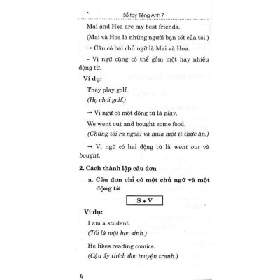 Sách - Sổ Tay Tiếng Anh Lớp 7 - Bám Sát SGK Kết Nối Tri Thức Với Cuộc Sống - Hồng Ân