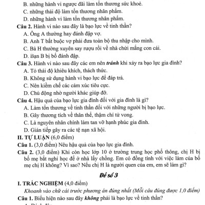Đề Kiểm Tra, Đánh Giá Giáo Dục Công Dân 8 (Dùng Kèm SGK Kết Nối Tri Thức Với Cuộc Sống) _HA