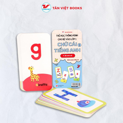 Sách - Bộ Thẻ Học Thông Minh Cho Bé Vào Lớp 1 - Tân Việt Books