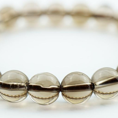 Vòng Tay Đá Thạch Anh Khói Smoky Quartz Tự Nhiên 8mm 21 hạt