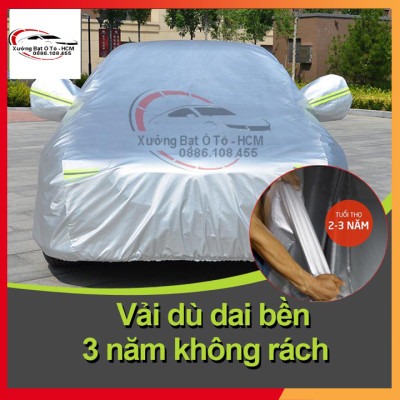 [CHEVROLET SPARK] Bạt Phủ Ô Tô Vải Dù Oxford, Tráng Nhôm Cao Cấp, Áo Trùm Bảo Vệ Xe CHEVROLET SPARK, Bạc Phủ Trùm Chống Nóng Chống Mưa, Chống Xước Xe, Bạt Của Xưởng Được May Theo Kích Cỡ Xe, Cam Kết Vừa Xe, Bền Và Đẹp Tới 2 Năm
