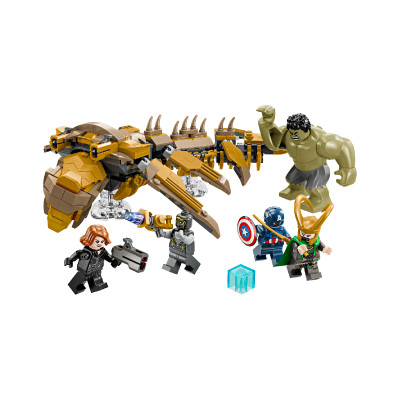 LEGO SUPERHEROES 76290 Đồ Chơi Lắp Ráp Cuộc Chiến: Avengers Và Quái Vật Leviathan (347 chi tiết)