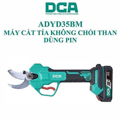 MÁY CẮT TỈA KHÔNG CHỔI THAN DÙNG PIN 2AH*2 SẠC 2A DCA ADYD35BM - HÀNG CHÍNH HÃNG