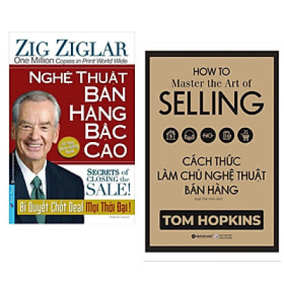 Combo Sách Làm Kinh Tế Các Doanh Nhân Giỏi Khuyên đọc: Cách Thức Làm Chủ Nghệ Thuật Bán Hàng +  Nghệ Thuật Bán Hàng Bậc Cao (Tặng Bookmark Love Life)