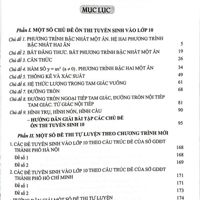 Sách - Luyện Thi Tuyển Sinh Vào Lớp 10 - Môn Toán