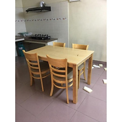 Bộ bàn ăn 4 ghế cabin giá rẻ
