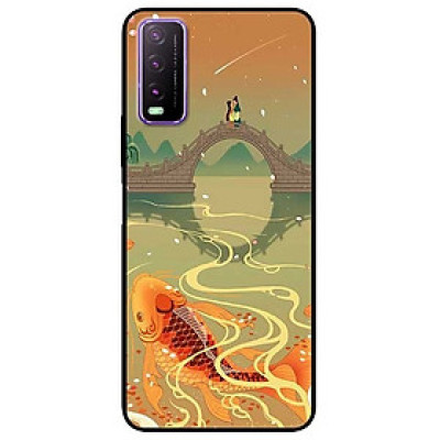 Ốp lưng dành cho Vivo Y20 - Y20s - Y12s mẫu Chép Bên Cầu