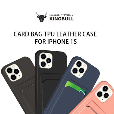 Ốp lưng  Mipow tích hợp card Holder TPU & PU Leather Dành Cho iPhone 15 Pro Max, Nhiều Màu Phù Hợp Với Bạn Hàng Chính Hãng