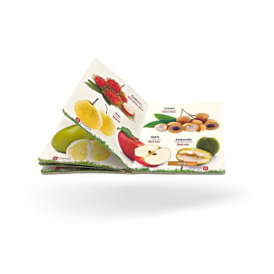 Sách - Từ Điển Bằng Tranh Hoa, Quả, Rau Củ - Việt Thư