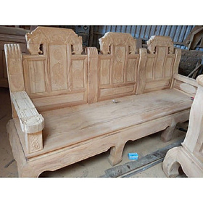 Bộ Bàn Ghế Âu Á Hộp Tay Đặc ( gỗ gõ đỏ,cà te) loại 2m2 và 2m4