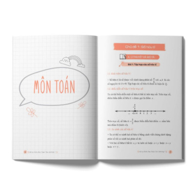 Sách - Sổ Tay Kiến Thức Toán – Văn - Anh Lớp 7 Theo Chương Trình Bộ Giáo Dục - MCBooks