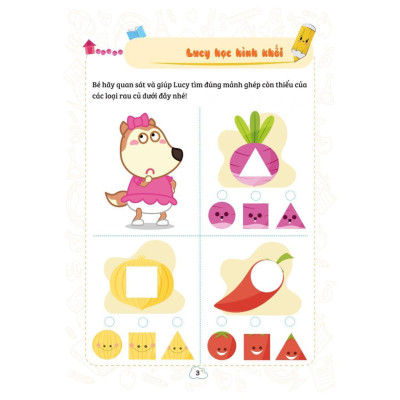 Sách - Wolfoo Khám Phá Toán Học Vui 3 - 1980 Books