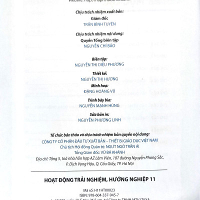 Hoạt Động Trải Nghiệm, Hướng Nghiệp 11 (Cánh Diều) (2023)