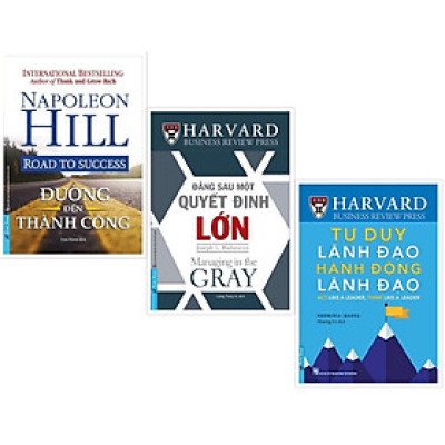 Combo Đường Đến Thành Công + Đằng Sau Một Quyết Định Lớn + Tư Duy Lãnh Đạo Hành Động Lãnh Đạo  - Bản Quyền