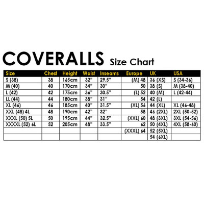 Bộ áo liền quần bảo hộ 100% cotton SEAVIEW Zip 