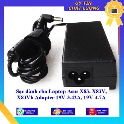 Sạc dùng cho Laptop Asus X83 X83V X83Vb Adapter 19V-3.42A 19V-4.7A - Hàng Nhập Khẩu New Seal