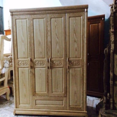 Tủ 4 Cánh Gỗ Sồi Nga