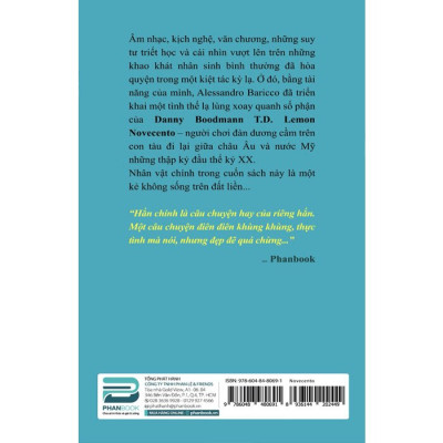 Novecento - Nghệ Sĩ Dương Cầm Trên Đại Dương