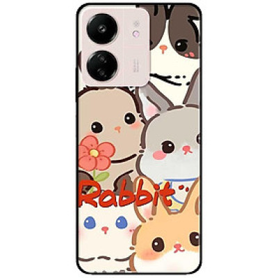 Ốp lưng cho Xiaomi Redmi 9T - Redmi 13 4G - 13C - Redmi Note 13 4G - 13 Pro 4G - 13 Pro 5G - Năm Chú Thỏ - Hàng Chính Hãng