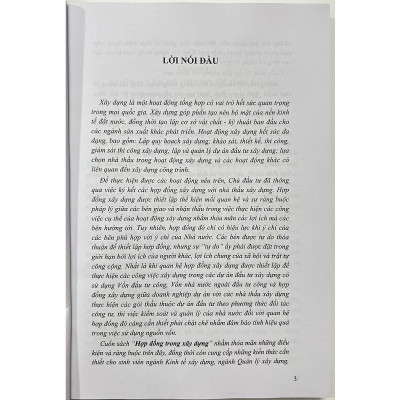 Sách - Hợp Đồng Trong Xây Dựng - NXB Xây Dựng