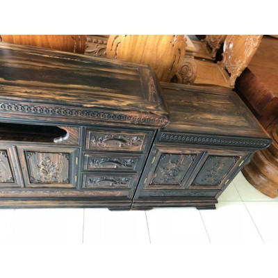 TỦ KỆ TIVI GỖ MUN HOA CAO CẤP